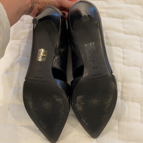 Sigerson Morrison Black asymmetric cut out heels, size 9.5 excellent condition - Picture 8 of 10